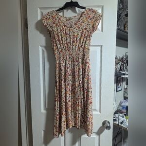 Chic Floral Midi Dress